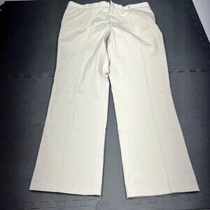 Southern Tide Mens Beige Khaki Chino Pants Straight Fit Woven Cotton Slacks With